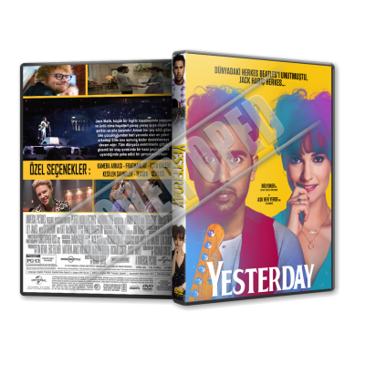 Yesterday 2019 v2 Türkçe Edit Dvd Cover Tasarımı